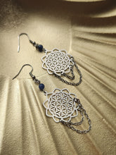 Charger l&#39;image dans la galerie, Boucles Marina • Sodalite
