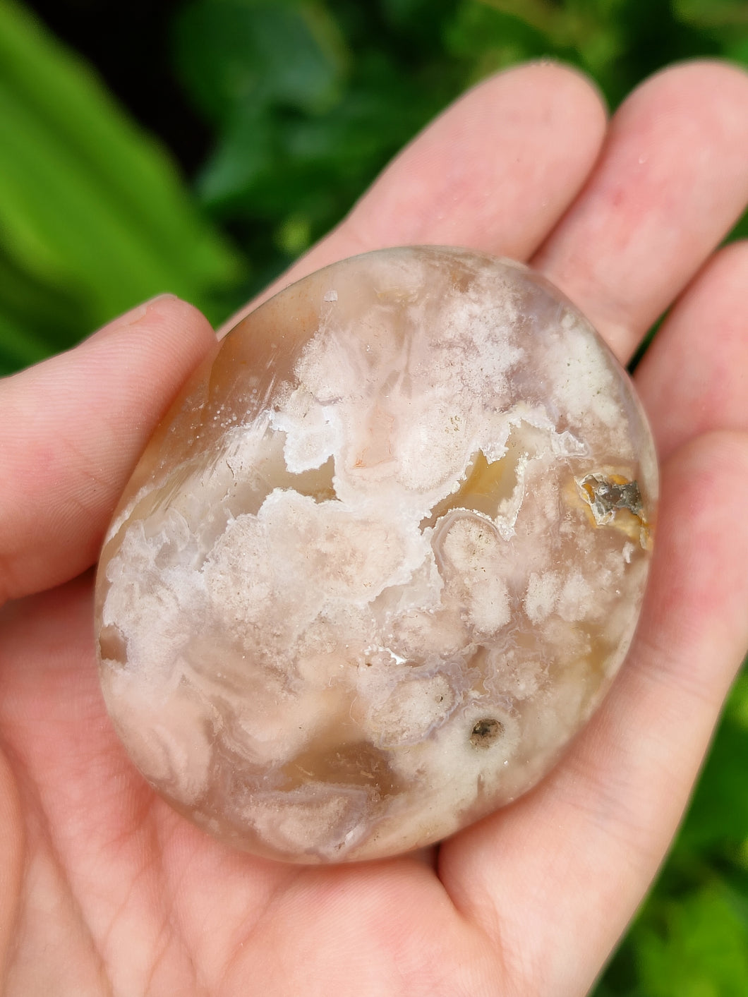 Galet Agate Fleur